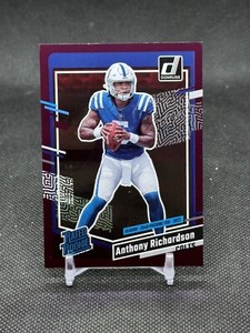2023 Donruss Football Anthony Richardson Season Stat Line /500 Purple COLTS