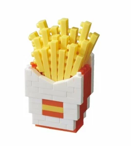 NANOBLOCK French Fries Nano Block Micro-Sized Building Blocks Nanoblocks NBC-305 - Picture 1 of 3