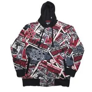Vintage Y2K Eminem Slim Shady Ltd Hoodie All Over Print XL Rap Marshall Mathers - Picture 1 of 14