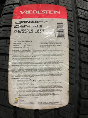 4 件全新 245 55 19 Vredestein Pinza HT 轮胎 — 第 1/4 张图片