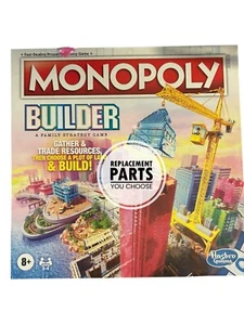 Monopoly Builder Board Game REPLACEMENT PARTS PIECES YOU CHOOSE - Picture 1 of 18