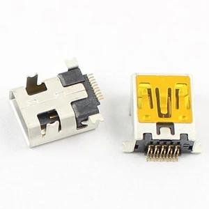 Conector de enchufe de PCB SMT hembra de 10 pines mini USB #F28 5 piezas - Imagen 1 de 4