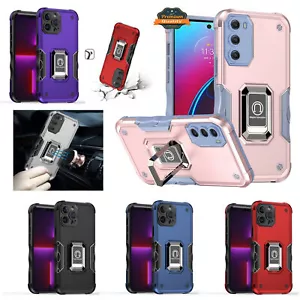 For Motorola Moto G Stylus 5G 2024 Hybrid Magnetic Ring Holder Stand Case Cover - Picture 1 of 67