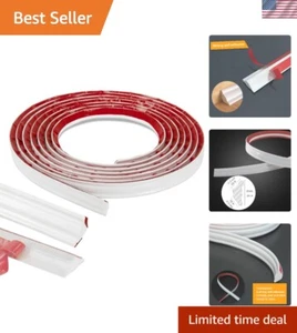 Flexible Waterproof Trim Caulk Strip - 3/4 in x 16 ft Self-Adhesive Solution - Picture 1 of 10