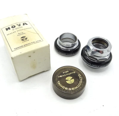 NOS Tange P. 3000 Nova Road BMX MTB Bike 1" Threaded Headset Black GN-160-B3 - Image 1 of 4