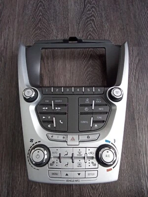 Chevy Equinox Terrain 2012-2015 radio cara panel de control climático bisel 22880250 Foto 1 de 2