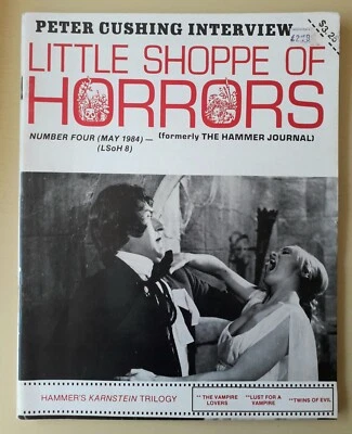 Little Shoppe of Horrors Magazine #4 May 1984 Peter Cushing Interview - Image 1 of 3