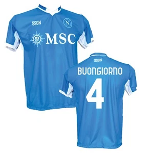 Maglia Buongiorno 4 Napoli 2025 2026 Home ufficiale AUTORIZZATA SSC - Foto 1 di 3