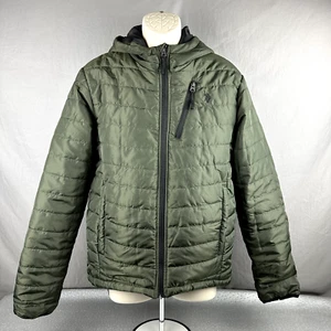 NEW Mens Coats & Outerwear U.S. POLO ASSN Rolled Padded Puffer Green Mens Small - Picture 1 of 23