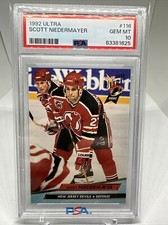 1992 Fleer Ultra Scott Niedermayer PSA 10 Rookie HOF New Jersey Devils POP 5!
