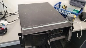 Rackmount Server Case 4U with AMD-6 Quad Core Windows 10 PC 320G Drive, 4G Mem - Picture 1 of 6