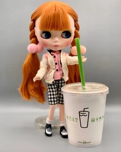 USED Takara Blythe Cloud 9 Bowl partial bowling stock outfit with RARE creepers! - Picture 1 of 13