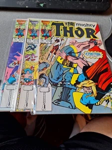 Marvel Comics  Thor  372, 373, 374 VF/NM KEY 1st Time Variance Authority /4-176 - Picture 1 of 3