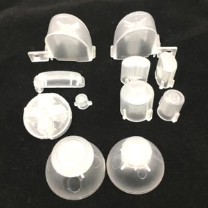 Luminous white ABXYZ/L R Buttons+Thumb Sticks D-pad for Nintendo Gamecube NGC - Picture 1 of 5