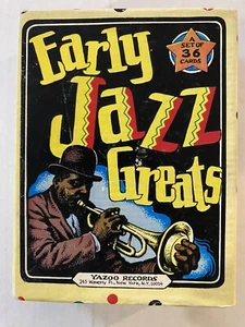 Early Jazz Greats (Set Of 36 Cards, VG+, By R. Crumb, Yazoo OG, Rare) - Picture 1 of 2