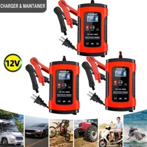 3PCS Car Auto Motorcycle Battery Maintainer Float Trickle Tender Maintainer 12V - Picture 1 of 10