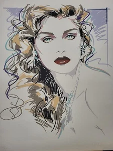 DENNIS MUKAI "KIMBERLY" Hand Signed + numbered 174/390  serigraph POP ART - Picture 1 of 6