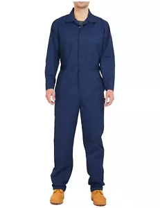 Mono mecánico de manga larga con cremallera frontal con varios bolsillos para hombre - Imagen 1 de 28