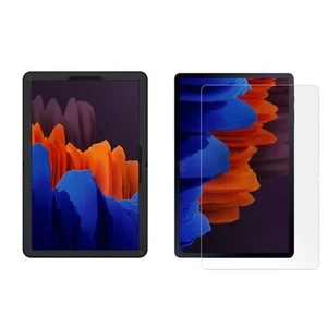 Set 2 in 1 per Samsung Galaxy Tab S7+ Plus SM-T970 SM-T975 12,4 pollici custodia + vetro - Foto 1 di 5