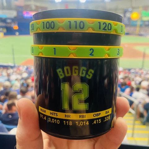 Wade Boggs Scorzie Souvenir Tampa Bay Rays Hall Of Famer NEW 2023 Cover