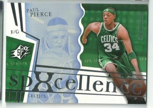 2003-04 UPPER DECK SPx PAUL PIERCE SPxCELLENCE #645/3999 CELTICS HOLOGRAM #99