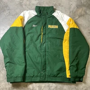 Vintage Reebok Pro Line Green Bay Packers NFL Jacket - Picture 1 of 6