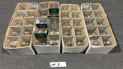 18w Halogen Golf Ball Lamp E27 Screw In Festoon Lamps Warm White Clear  x 40 (3) - Image 1 of 4