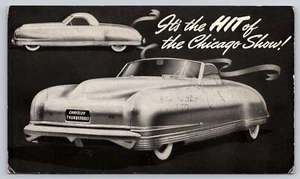 Cartolina Chrysler Thunderbolt Cullen-Thompson Motor Co Denver Colorado - Foto 1 di 2