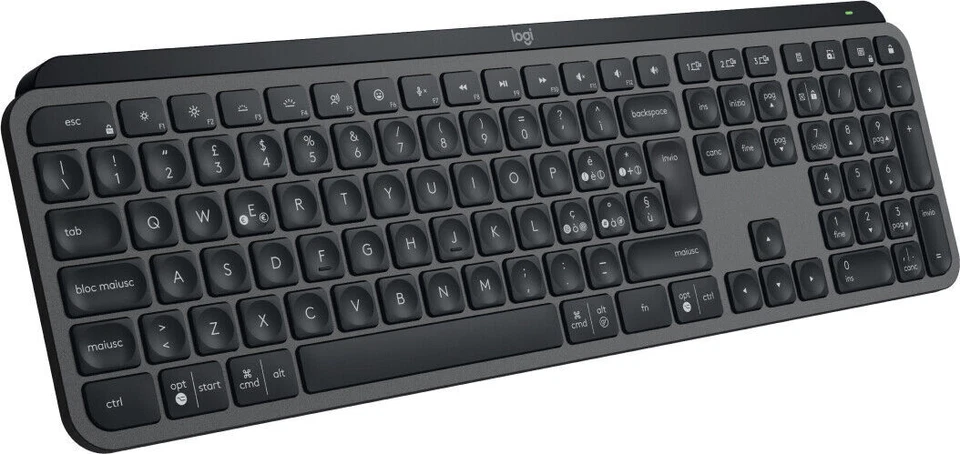 Logitech MX Keys S Tastiera a Membrana senza Fili - Grafite, Italiano