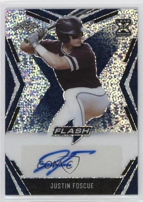 2020 Leaf Flash Blue /50 Justin Foscue #BA-JF1 Auto - Image 1 of 2