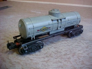 LIONEL LINES 1005 GREY SUNOCO TRAIN CAR 027 GAUGE - Working Couplers - Picture 1 of 4