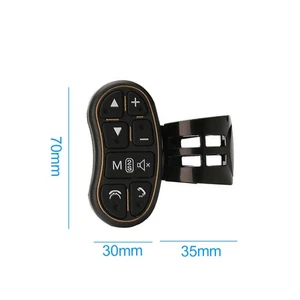 Car Steering Wheel Control Switch Wireless Controller For Radio Audio MP3 DVD` - Picture 1 of 8