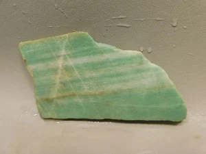 Green Aventurine Unpolished Stone Slab Lapidary Rock Utah #O4 - Picture 1 of 8