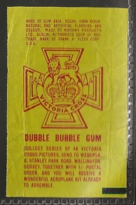 WEBCOSA-VICTORIA CROSS HEROES 1964 (VC HEROES)-#49- WAX WRAPPER - SCARCE!! - Picture 1 of 2