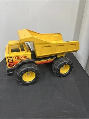Tonka Turbo Diesel XMB-975 Dump Truck Marked 2034 Excellent Cond 80s Vintage Toy - Image 1 of 4