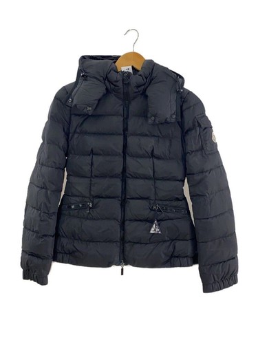 Piumino MONCLER 0 nylon nero tinta unita 142 093 46331 05