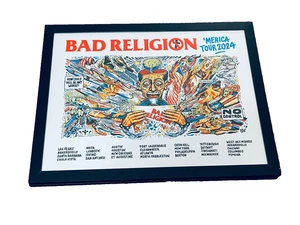 BAD RELIGION 'MERICA TOUR 2024 POSTER Ft Lauderdale Fl - Picture 1 of 1