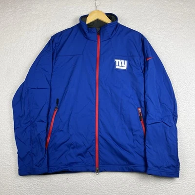 Nike New York Giants Team Issued Full Zip Jacket Size XL On Field Softshell - Image 1 of 4