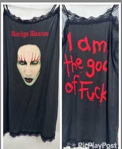 Dolls Kill x Marilyn Manson Slip Dress PLUS Size 2X NEW Halloween - Picture 1 of 5