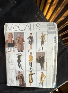 Vintage 1998 McCall's 9630 DMR Travel Ease Wardrobe Pattern 8 - 10 UNCUT - Bild 1 von 2