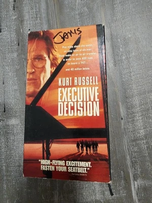 EXECUTIVE DECISION 1996 VHS Kurt Russell, Halle Berry, Steven Seagal - Image 1 of 4