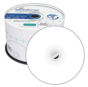 MediaRange Medical Line DVD-R 4,7 GB, 16x, Full-Surface-Printable, 50er-Spindel - Photo 1/5