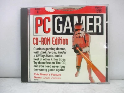 PC Gamer Magazine CD - Dark Forces - Under a Killing Moon - Disc 4 March 1995 - Image 1 of 3