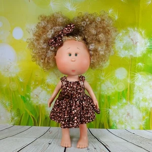Kaffee Kleid für Puppe Mia9'' Mia 12'' Pippa 12'' braun - Bild 1 von 4