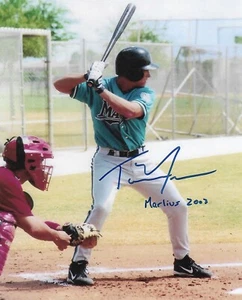 Tom Merkle Signed Florida Marlins 8x10 Greensboro Bats 2003 COA - Picture 1 of 1