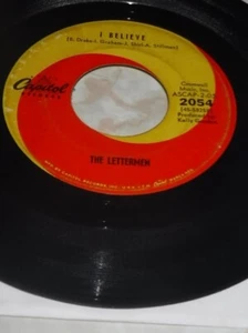 The Lettermen GOIN' OUT OF MY HEAD / I BELIEVE - 45 RPM 7" record - Picture 1 of 2