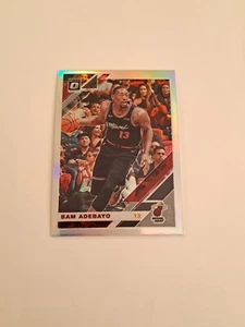 Panini Donruss Optic Silver Holo Prizm Bam Adebayo #41 Miami Heat 2019-20 - Imagen 1 de 4