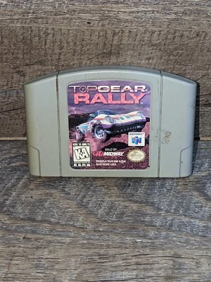 Top Gear Rally Nintendo 64 N64 Limpio Probado y Auténtico Foto 1 de 3