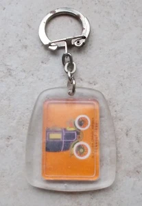 Vintage Biscuiterie LILLOISE Keyring key chain France plastic antique 70 Renault - Picture 1 of 3