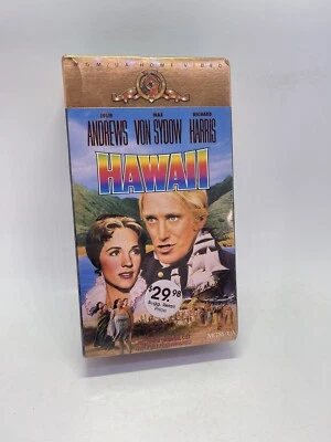 Hawaii 1966 VHS 1990 Julie Andrews Max Von Sydow Richard Harris SEALED 8️⃣ - Image 1 of 4